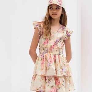 LoveShackFancy X Gap Kids floral mini dress, size S